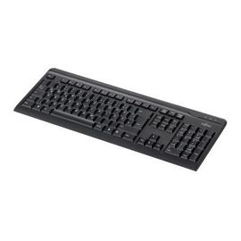 Fujitsu KB410 - Clavier - USB - Français - noir - OEM - pour Celsius J550, M7010, M770, W580; ESPRIMO G558, P558, Q958; FUTRO Q940, S5010, S7010, S9010