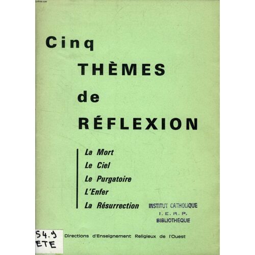 Careme 70, Themes De Reflexion Chretienne, Eternite Et Vie Quotidienne