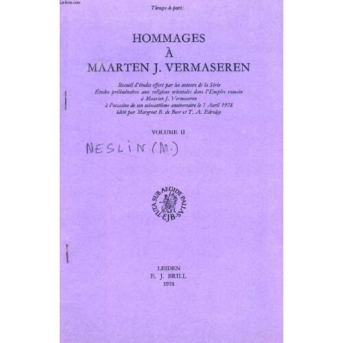 Hommages A Maarten J. Vermaseren, Volume Ii (Extrait), Agdistis Ou L'androgynie Malseante