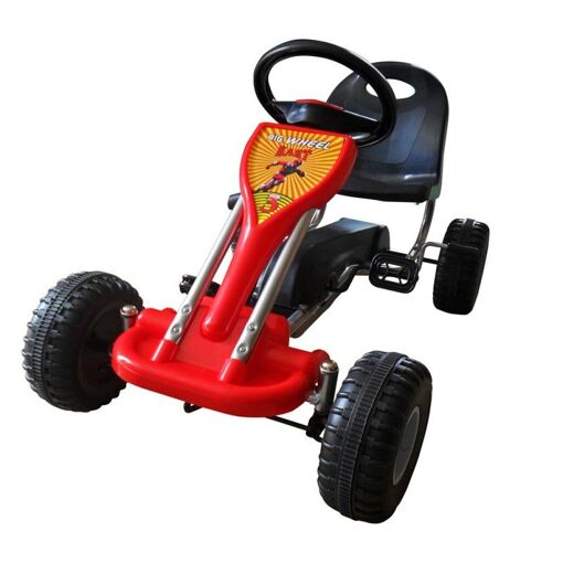 Grande voiture à pédales rouge Vilac 1150R - Voiture à pédales en métal pour enfant Grande voiture à pédales rouge Vilac 1150R - Voiture à pédales en métal pour enfant