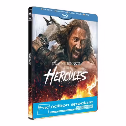 Hercules Combo Blu-Ray 3d + Dvd Steelbook Edition Spéciale Fnac