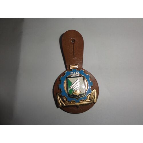 Insigne 519e Régiment Du Train  Attache + Cuir