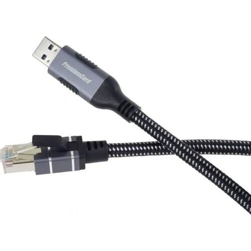 Chargeur - adaptateur secteur Premiumcord - kunet2 - Câble USB Câble Ethernet USB3.2 vers LAN RJ45 10/100/1000, 2m