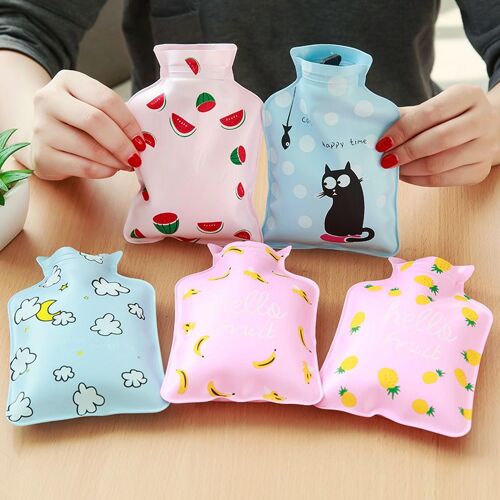 Mini bouteille d'eau chaude, Portable, pour les pieds des filles