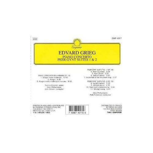 Grieg: Piano Concerto / Peer Gynt Suites 1 & 2