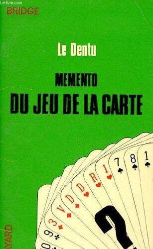 Memento Du Jeu De La Carte - Bridge.