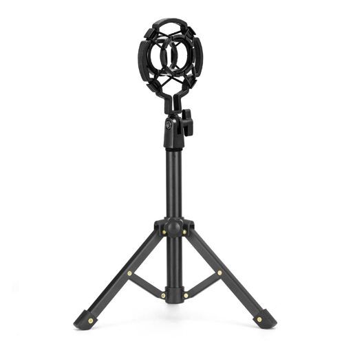 trépied de Microphone de table, support de Microphone de bureau en métal, avec support de micro, filetage pour enregistrement en Streaming