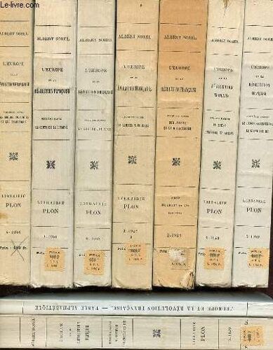 L Europe Et La Révolution Française - 9 Volumes - Parties 1 À 8 + Table Alphabétique.