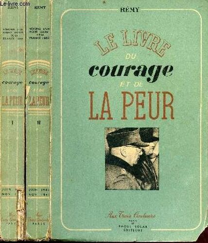 Le Livre Du Courage Et De La Peur En 2 Volumes (Livre Premier+Livre Deuxième) - Juin 1942-Novembre 1943