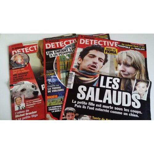 Lot De 3 Revues Detective 1620-1617-1343 Pour Collection