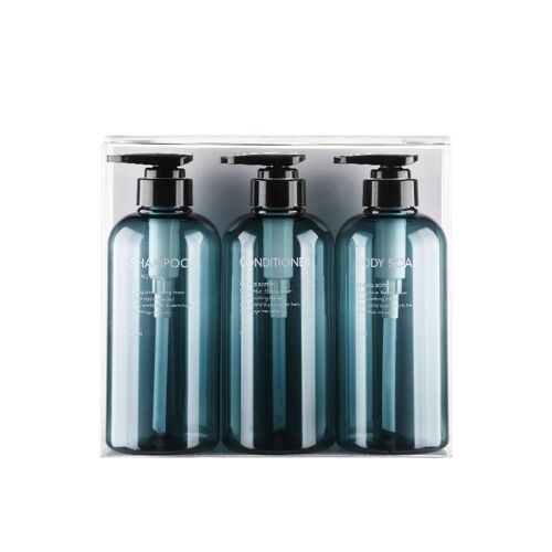 Ensemble de bouteilles de shampoing rechargeables, 3 pièces, pour lavage du corps, après-shampoing, savon, Lotion, distributeur de shampooing, salle de bain, nouvel arrivage