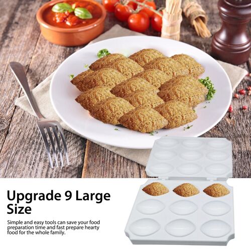 Moule À Galettes À 9 Grilles, Couleur Unie, Bricolage, Outils De Cuisson Pour Biscuits, Tarte À La Viande, Dessert