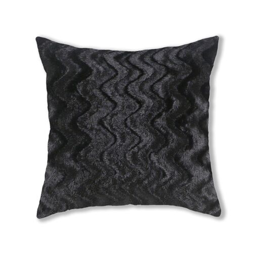 Housse de coussin Style Simple 13 couleurs, taie d'oreiller carrée en peluche ondulée, couleur unie créative pour la maison