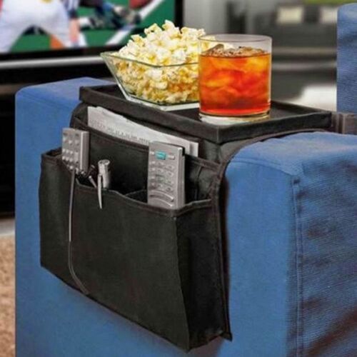 Sac de rangement de bras de chaise de canapé à 6 poches, sac de rangement de bras de chaise en tissu Oxford étanche, étui d'organisation des accoudoirs de chaise
