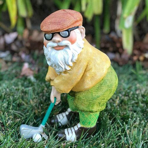Figurine de Gnome de Golf en résine, décoration pour la maison, pour le bureau, pour les magasins