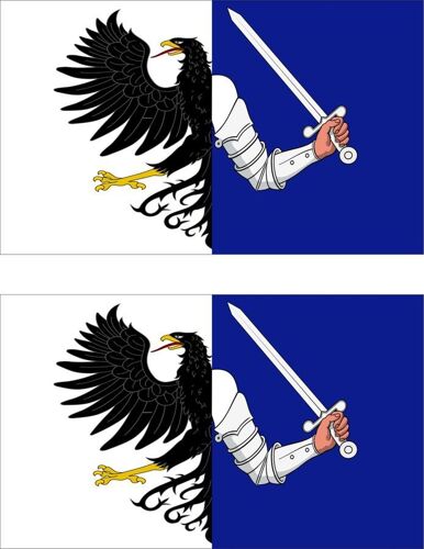 2 X Autocollant Sticker Voiture Vinyl Macbook Drapeau Irlande Irlandais Connacht