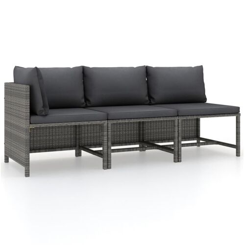 vidaXL Fauteuil inclinable Marron Tissu