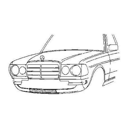 Panneau Sous Pare-Choc Pour Mercedes Classe E - W123 De 1976 À 1985