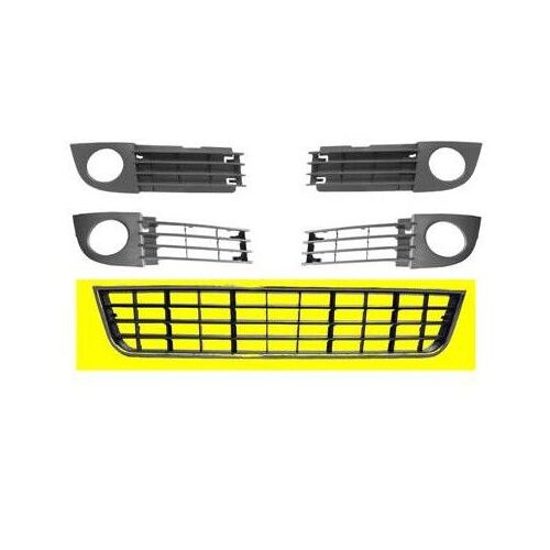 Grille Centrale Dans Pare-Choc Pour Audi A6 De 2001-2004