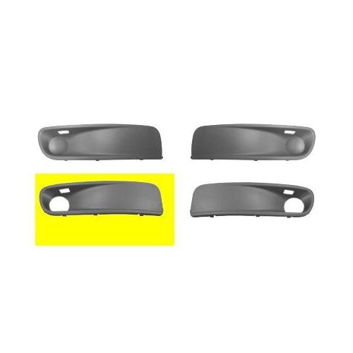 Calandre Droite Dans Pare-Choc Avec Trou Pour Anti-Brouillard Pour Volkswagen Transporter De 2003 À 2009 Version Caravelle Et Multivan