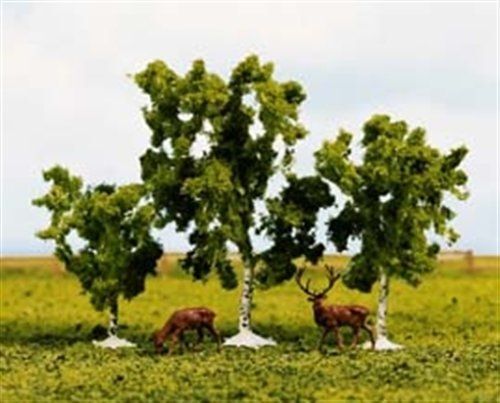 Noch - 25420 - Modélisme Ferroviaire - Arbres - Arbustes En Fleurs - 5 Pièces