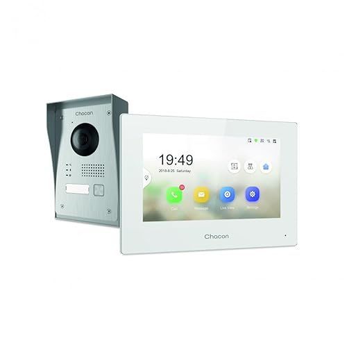 Visiophone couleur filaire connecté Chacon