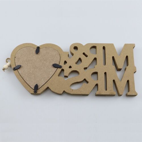 Collection Love Cadre Photo Résine 25cm*10.5cm*1.5cm Mariage en bois lettre anglaise amour cadre photo artisanat créatif Home décorations pendule de table