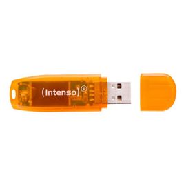 Intenso Rainbow Line - Clé USB - 64 Go - USB - orange