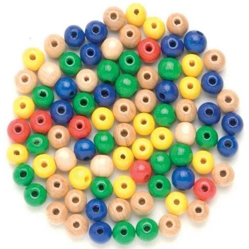 Glorex Perles En Bois, Diam?Tre: 6 Mm, M'lange De Couleurs 61652057