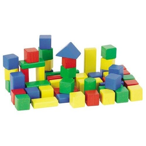 Holzbausteine Set 50-Teilig