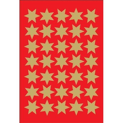 Herma Stickers De Nöel Étoiles 15 Mm Doré 3 Feuilles De 35 3935