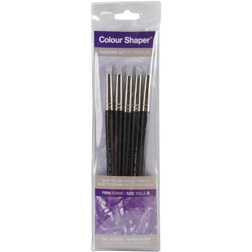 Colour Shaper Kit Peinture Pointe Grise Ferme Taille 6 Pochette De 5