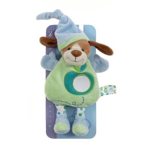 Gipsy - 070172 - Doudou Miroir Pomme - Chien - Vert - 24 Cm