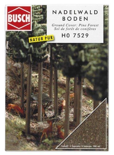 Busch Environnement - Bue7529 - Modélisme Ferroviaire - Sol De Foret De Conifères - Uv X 3-Busch