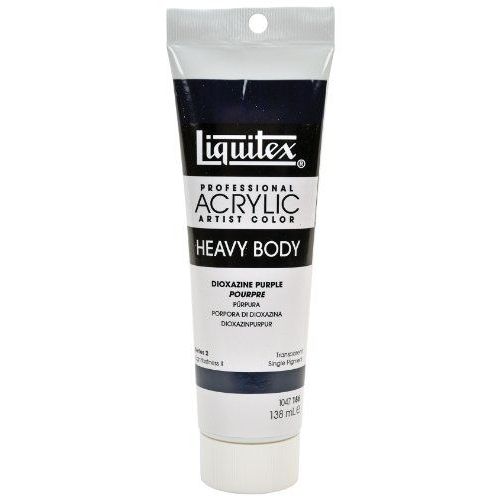 LIQUITEX PROFESSIONAL HEAVY BODY TUBE DE PEINTURE ACRYLIQUE 138 ML VIOLET DIOXAZINE
