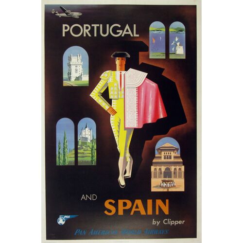 Affiche Portugal Espagne