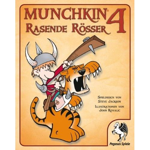Pegasus Spiele 17214g - Munchkin 4: Rasende Rösser