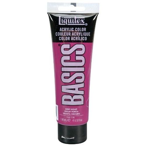 LIQUITEX BASICS TUBE DE PEINTURE ACRYLIQUE 118 ML VIOLET FONCÉ