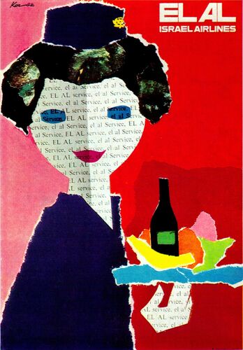 Affiche Israel El Al