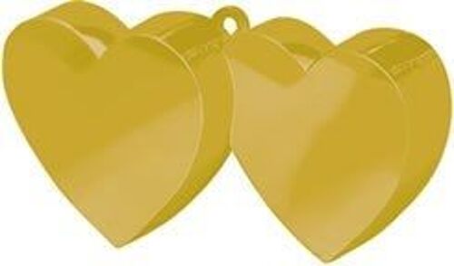 Amscan Poids À  Ballon Coeur Doré - Taille Unique
