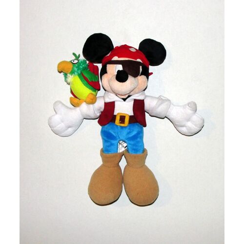 Mickey Deguisé En Pirate Peluche Doudou Disneyland Resord 22cm