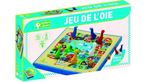 Jeu De Societe Jeu De L'oie - Coffret En Bois