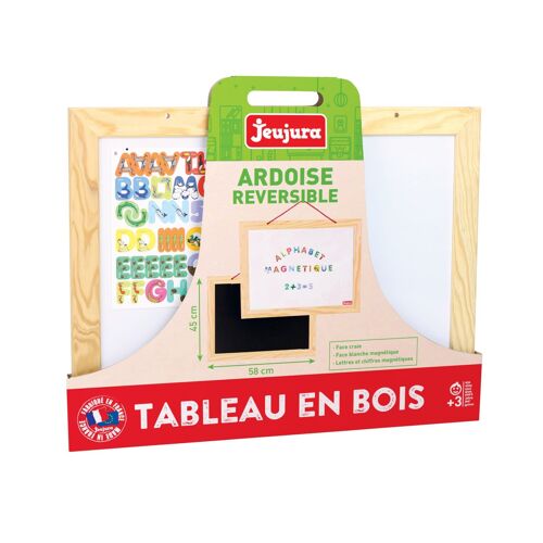 Tableau Ardoise En Bois - 58 X 45