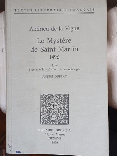 Le Mystère De Saint Martin 1496