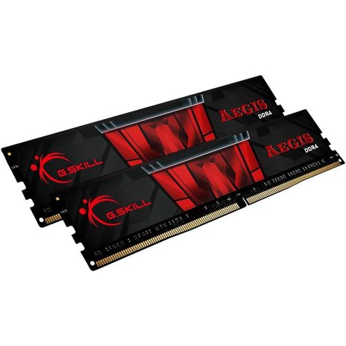 G.Skill AEGIS DDR4 16 Go (kit 2 x 8 Go) DIMM 288 broches 3200 MHz / PC4-25600 - CL16 - 1.35 V - mémoire sans tampon - non ECC