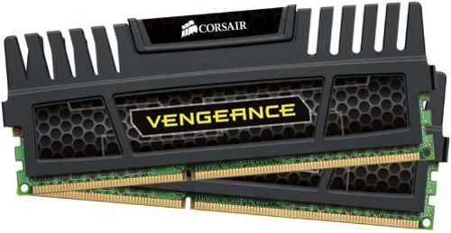 CMZ8GX3M2A1600C9 Vengeance 8GB (2x4GB) DDR3 1600 Mhz CL9 Mémoire pour ordinateur de bureau performante avec profil XMP. Noir