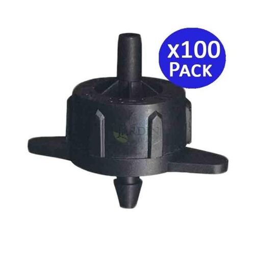 100 x Goutteur autorégulant 4 l/h, Goutteurs d'arrosage en ligne système micro, Goutteur pour arrosage agriole et jardinage