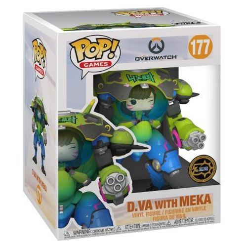 Figurine Funko Pop - Overwatch N°177 - D.Va Avec Meka - 15 Cm (57522)
