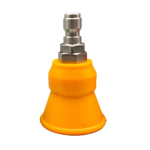 Buse de odorà eau haute pression,manchon anti-éclaboussures,buse de ventilateur,pulvérisateur de laveuse en acier inoxydable,1/4 embouts de nettoyeur haute pression à prise rapide - Type YELLOW