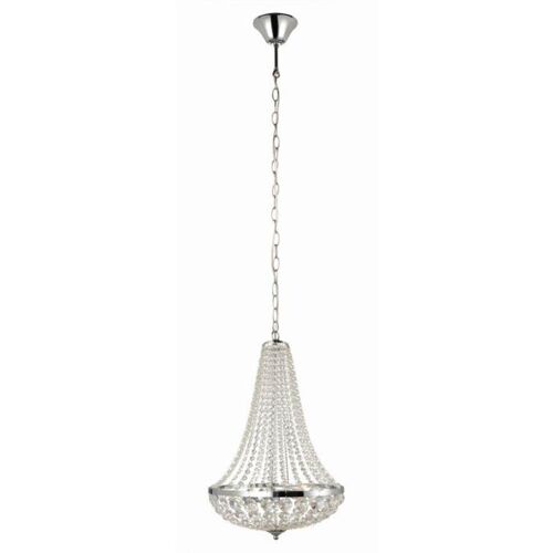 Grà Nsà Lustre 2 Lumières Métal/Cristal À40cm